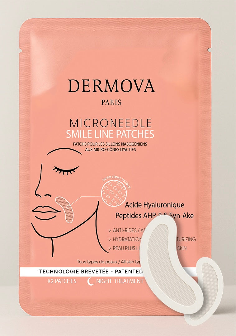 Patchs Sillon Nasogénien Anti-Âge Microneedling