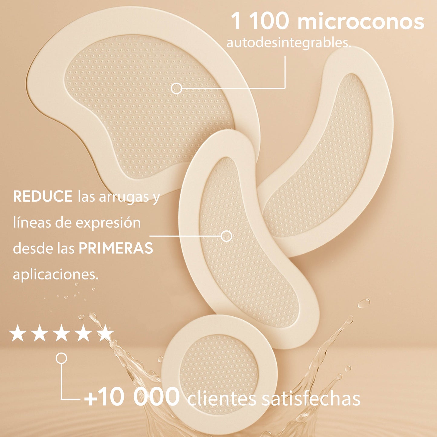Patchs Contour des Yeux Anti-Âge Microneedling